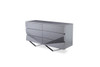Modrest Duke Modern Grey & Black Gun Chrome Dresser / VGVCJ1811-D-GRY