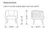 Modrest Bethel Modern Green Velvet Accent Chair / VGRH-RHS-AC-502-B-GRN