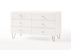 Modrest Bryan - Modern White Dresser / VGMABR-82-WHT-DRS