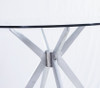 Modrest Dallas - Modern Brushed Stainless Steel Dining Table / VGHR7038-BSS
