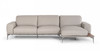 Lamod Italia Villeneuve - Italian Modern Light Grey Leather Right Facing Sectional Sofa / VGNTVILLENEUVE-LTGRY