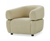 Divani Casa Gannet - Glam Beige Fabric Chair / VGODZW-992