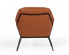 Modrest Jennifer - Industrial Brown Eco-Leather Accent Chair / VGBNEC-090-BRN