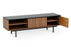 Modrest Maggie - Modern Walnut and Grey TV Stand / VGDWJ9715