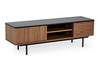 Modrest Maggie - Modern Walnut and Grey TV Stand / VGDWJ9715