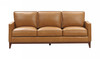 Divani Casa Naylor - Modern Brown Italian Leather Split Sofa / VGCA6394-BRN-S