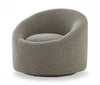 Modrest Frontier - Glam Grey Fabric Accent Chair / VGODZW-993