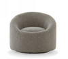 Modrest Frontier - Glam Grey Fabric Accent Chair / VGODZW-993