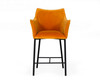 Modrest Exodus - Modern Orange Velvet Counter Stool / VGEUMC-9118CH-A-C