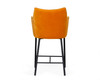 Modrest Exodus - Modern Orange Velvet Counter Stool / VGEUMC-9118CH-A-C