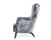 Modrest Findon - Glam Grey Faux Fur Accent Chair / VGEUMC-9359CH