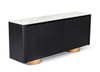 Modrest Peak - Modern White Ceramic/Black Oak/Rosegold Buffet / VGHB350M