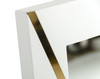 Modrest Nixa - Modern White & Gold Mirror / VGVCJ1909-MIR