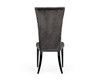 Modrest Darley - Modern Grey Velvet Dining Chair Set of 2 / VGZAY623-GRY