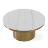 Modrest Rocky - Glam White & Gold Coffee Table / VGGMM-CT-1360A