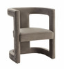 Modrest Kendra - Modern Grey Fabric Accent Chair / VGRHRHS-AC-231-GRAY