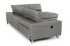 Divani Casa Versa - Modern Grey Teco-Leather Right Facing Sectional Sofa with Recliner / VGKNE9112-GREY2-SECT