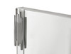 Modrest Token - Modern White & Stainless Steel Mirror / VGVCJ815-WHT-MIR