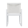 Renava Kayak - Modern White Outdoor Dining Armchair (Set of 2) / VGGERHAGEAN-WHT