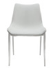 Modrest Frasier - Modern White Eco-Leather Dining Chair (Set of 2) / VGHR3505-WHT