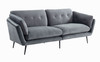 Divani Casa Cody - Modern Dark Grey Fabric Sofa / VGHCJYM2013-DKGRY