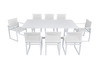 Renava Wake - Modern White Outdoor Dining Table / VGGEMONTALK-CH-WHT-1