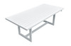 Renava Wake - Modern White Outdoor Dining Table / VGGEMONTALK-CH-WHT-1