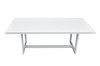 Renava Wake - Modern White Outdoor Dining Table / VGGEMONTALK-CH-WHT-1