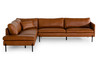 Divani Casa Sherry - Modern Cognac Leather Left Facing Sectional Sofa / VGKKKF.1061Z-CGN-LAF-SECT