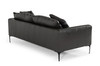 Divani Casa Jacoba - Modern Dark Grey Leather Sofa / VGKKKF2620-DKGRY-S-3