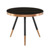 Modrest Cayson - Modern Black Ceramic Small Coffee Table / VGEWCT1015-3BA-BLK-CT-SM
