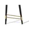 Modrest Adak - Modern Glam Green with Black & Gold Barstool / VGEUMC-9701CH-BS