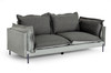 Divani Casa Mars - Modern Grey & Dark Grey Fabric Sofa / VGCF591-DKGRY-S