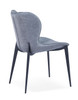 Modrest Felicia - Modern Grey & Black Dining Chair (Set of 2) / VGHR3588-GRY-DC