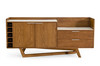 Modrest James - Contemporary Walnut & White Buffet / VGCSSB-19078-WAL-BUF