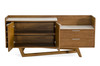 Modrest James - Contemporary Walnut & White Buffet / VGCSSB-19078-WAL-BUF