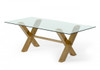 Modrest Dandy - Modern Golden & Glass Dining Table / VGGMDT-1305-DT