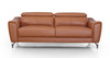 Divani Casa Danis - Modern Cognac Leather Brown Sofa / VGBNS-1803-BRN-S