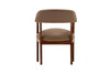 Modrest Canosa Modern Taupe Faux Leather Dining Chair / VGTSCAPTAIN-BR-DC