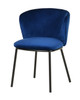 Modrest Bessie - Modern Blue Velvet Dining Chair (Set of 2) / VGFH139131-BLU-DC