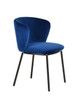 Modrest Bessie - Modern Blue Velvet Dining Chair (Set of 2) / VGFH139131-BLU-DC