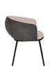 Modrest Nillie - Modern Beige & Grey Dining Armchair / VGFH0129172-DUKE-BGE-DC