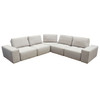 Jazz Modular 5-Seater Corner Sectional with Adjustable Backrests in Light Brown Fabric / JAZZ4AC1SC2ARLB