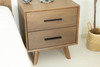 Modrest Claire - Contemporary Walnut NIghtstand / VGWDWIN-NST02-NS