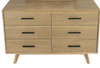 Modrest Claire - Contemporary Walnut Dresser / VGWDWIN-DR06-DRS