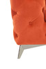 Divani Casa Delilah - Modern Orange Fabric Chair / VGCA1546-ORG-A-CH