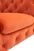 Divani Casa Delilah - Modern Orange Fabric Sofa / VGCA1546-ORG-A-S