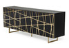 Modrest Kilson - Modern Black Oak & Champagne Gold Buffet / VGVCG1819-WG-BUF