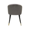 Modrest Elon - Modern Dark Grey Velvet Dining Chair (Set of 2) / VGSWSFC463-DKGRY