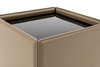 Modrest Vargas - Modern Beige Leatherette End Table / VGWCE320B-BEI-ET